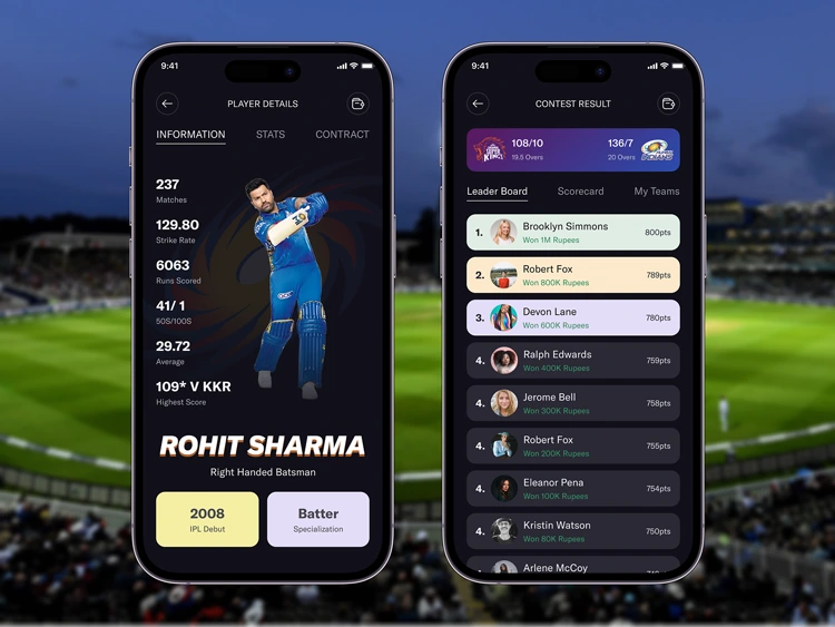 Fantasy Cricket App Development
